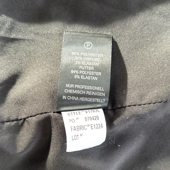 Carolina Belle Montréal Plaid Long Coat Women’s Size M – Black White Check - Picture 8 of 10